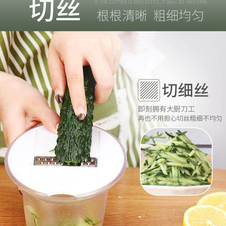 手动榨汁机厨房家用榨果汁杯柠檬挤压器厨房切丝器切片器