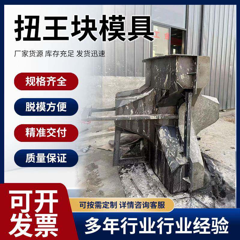 厂家预制混凝土防浪堤海岸工程海底连锁块钢模具扭王块钢模具