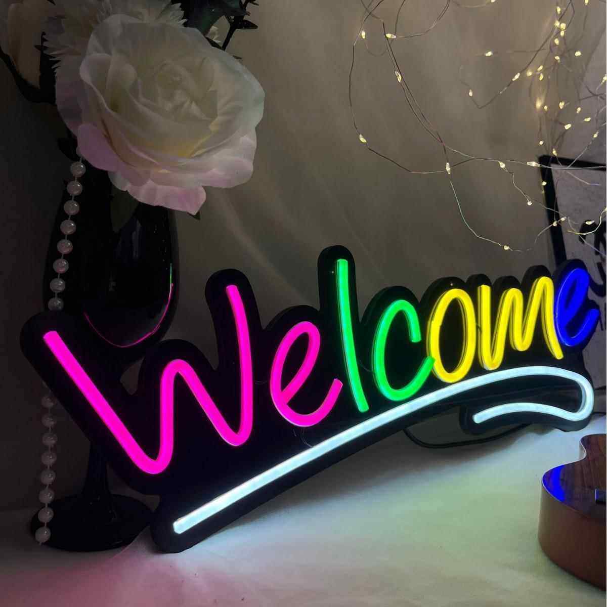 跨境led霓虹灯婚礼酒吧发光招牌英文字母图案创意装饰灯墙壁装饰