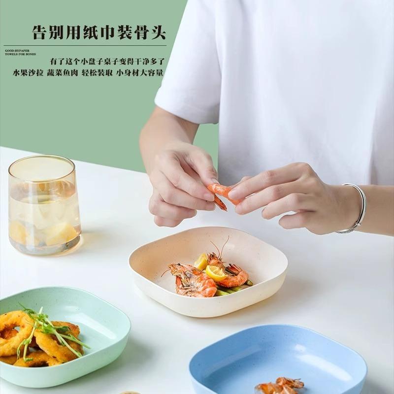 骨头创意塑料餐桌放菜收纳盘子碟