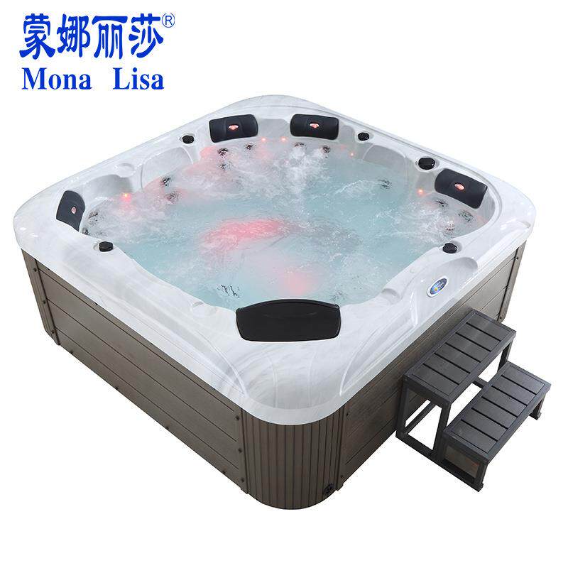 蒙娜丽莎家用豪华全自动冲浪按摩智能恒温别墅花园超大型户外浴缸