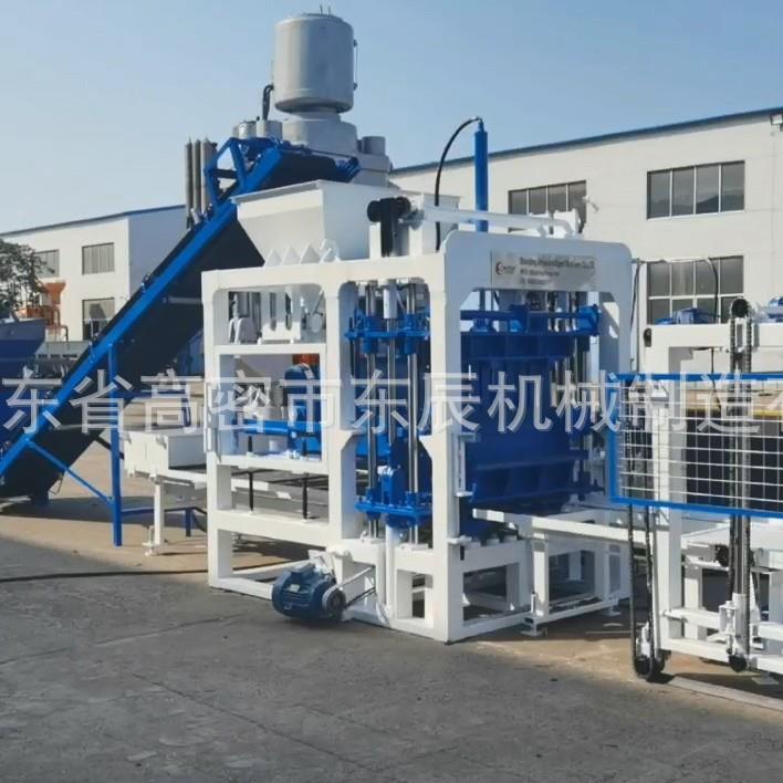 厂家优惠液压全自动免烧空心彩砖制砖机械设备多功能液压制砖机