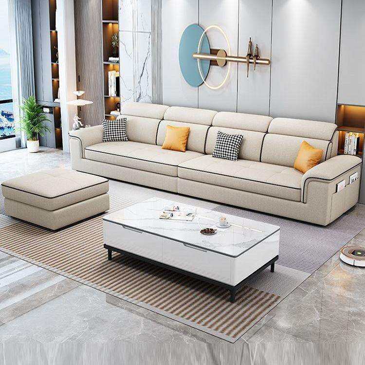 北欧现代简约大小户型科技布沙发客厅家用网红免洗布艺沙发组合