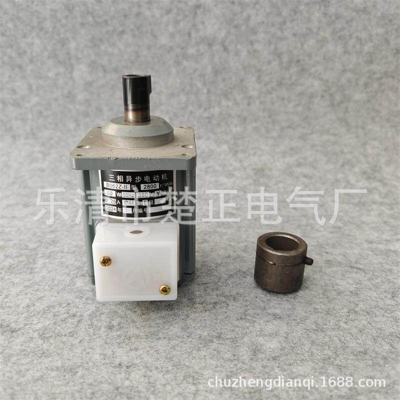 B062Z三相异步电动机B062Z-II 60W微型液压异步抱闸电机AC380V
