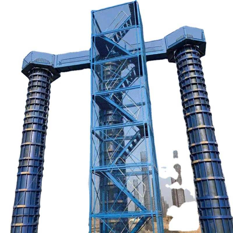 盖梁平台桥梁墩柱施工平台组装式安全梯笼平台