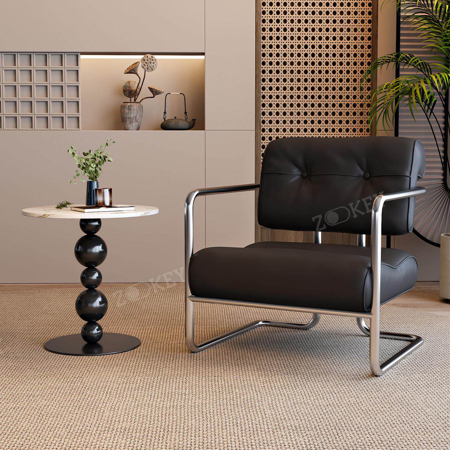 轻奢售楼处洽谈休息区沙发椅休闲椅商务办公室会客区接待桌椅组合