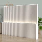 屏风隔断客厅办公室分隔墙美容院遮挡墙可折叠可移动直播间背景墙