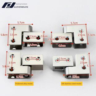 公共卫生间隔断五金配件304不锈钢门合页厕所天地自动合页