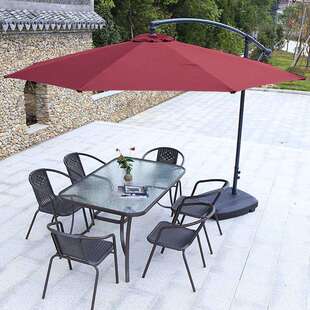 户外遮阳伞香蕉伞绳罗马伞摇手零件庭院太阳伞配件更 换伞布