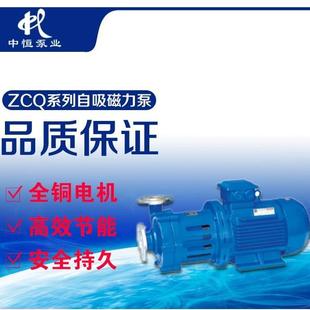 自吸泵厂家直销 160自吸磁力泵不锈钢无泄漏卧式 中恒泵业ZCQ65