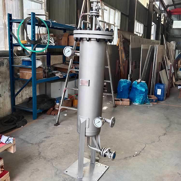 华豫生产供应环碳六过滤器DN25化工厂用单袋式