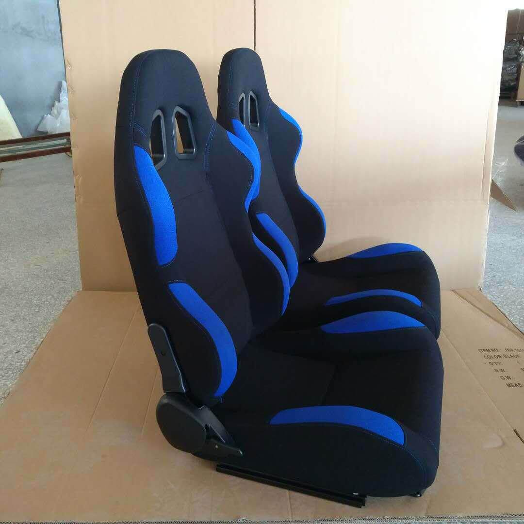 改装汽车座椅带调角器单滑轨可调节菠萝布赛车座椅卡丁车VR