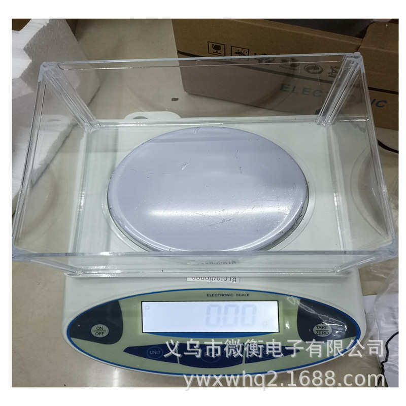 卖批发英文.500秤001风罩秤一件起0电子天平计重/供应防带计数