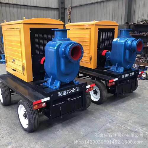 防汛泵车移动式工程抢险排涝泵抗旱排水灌溉自吸式抽水增压泵应急