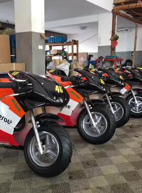 新款直销新款49CC小跑型 迷你小跑车 趴赛摩托车 二冲程易拉电启