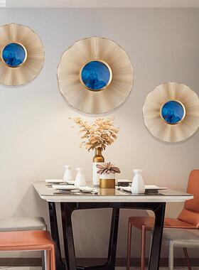 现代轻奢客厅玄关金属装饰背景墙创意装饰品墙饰壁挂工艺品摆件厂