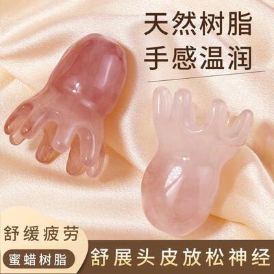 Octopus Tentacle Massage Comb for Head Therapy, Meridian Unb