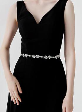 Wedding dress belt, luxurious and exquisite waistband