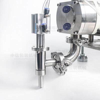 Z膏ONESUN半自动转泵体罐机胶水蜂蜜番茄酱装粘子LGU稠液体灌装机