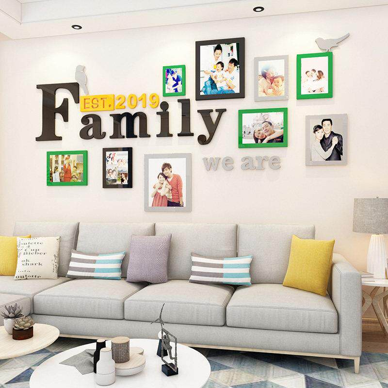 family照片墙3d立体壁贴客厅卧室电视沙发背景墙创意压克力装饰