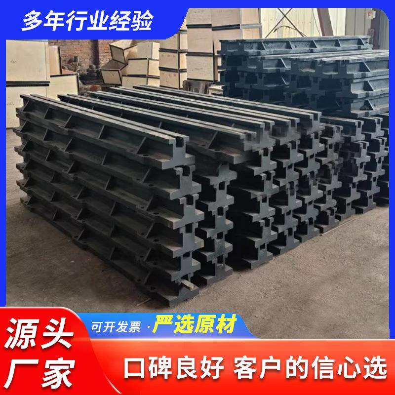现货T型槽地轨铸铁地轨地槽铁重型机床轨道拼接条形机床滑台地轨