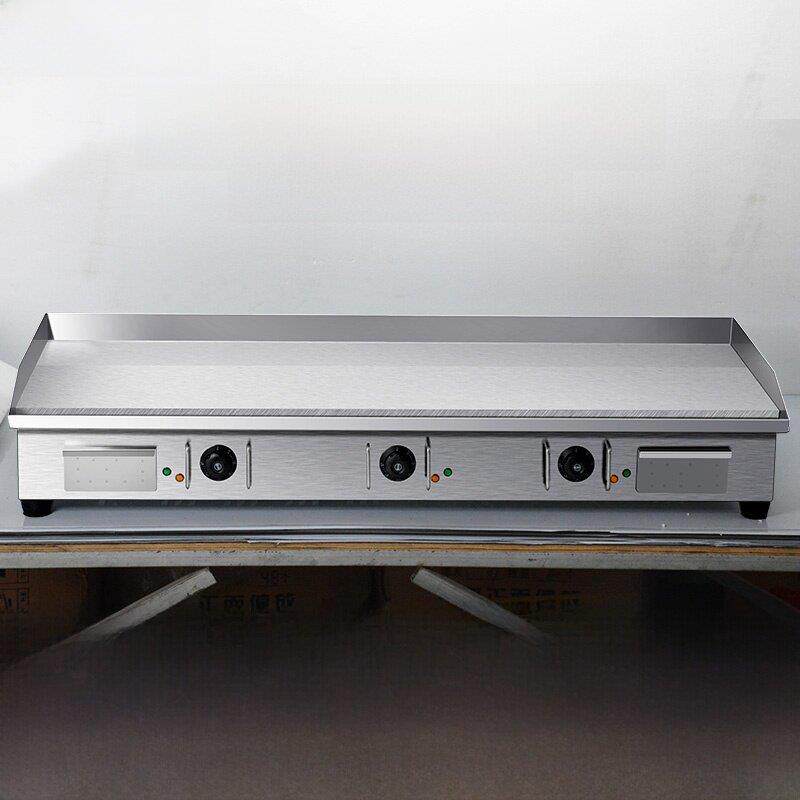 大型手抓蛋糕机商用电煎锅加宽加厚鱿鱼铁板烧蛋炒饭牛排机