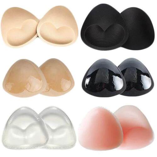 Silicone Bra Inserts Breast Pads Sticky Push-up Women Push U