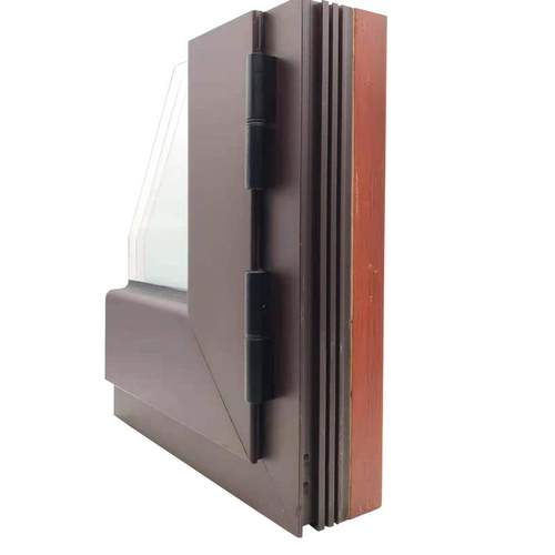 L-82铝包木门窗封阳台系统窗隔热隔音铝木复合窗落地外开窗户厂家