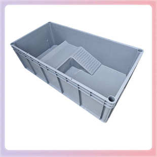 4YK特大龟窝周转箱养龟龟屋 龟托龟池 塑料龟窝大型乌龟养殖箱长