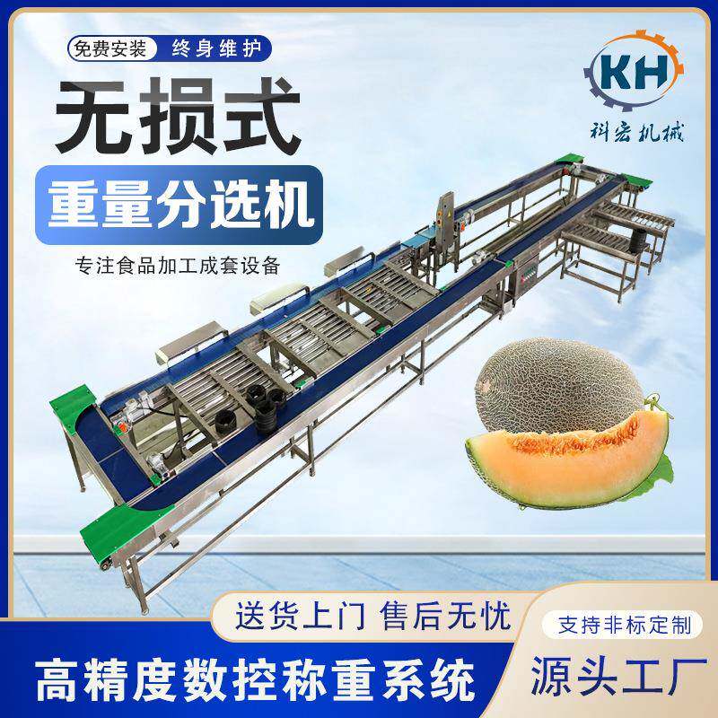 机械无损式重量分选机榴莲哈密瓜苹果智能分选贵妃芒重量分拣