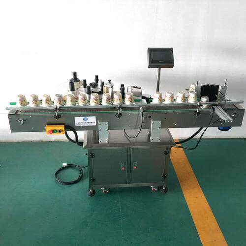 圆锥形杯侧面贴标机 方瓶圆瓶双侧面贴标机 玻璃塑胶瓶贴标签机器