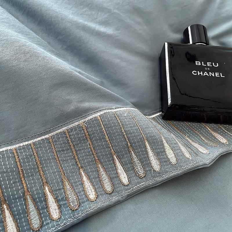 A类母绒婴级1上80支长轻棉四件套全棉纯棉被套床单180支全奢三件