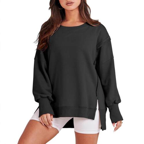 Women'S Oversized Sweatshirt Crew Neck Long Sleeve Casual