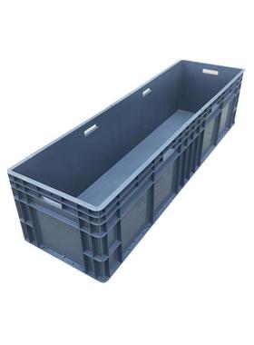 厂家供应加长周转箱汽配物流箱灰色注塑箱汽车EU414/物流箱