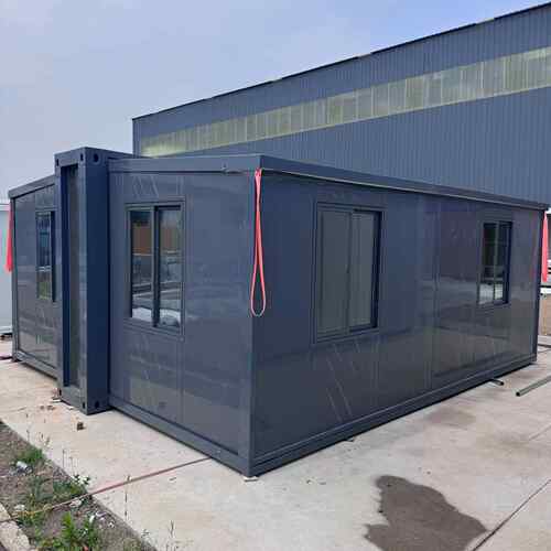 海外双翼折展叠拓箱三合一户外拓展箱可折叠住人集装箱组拓展箱12