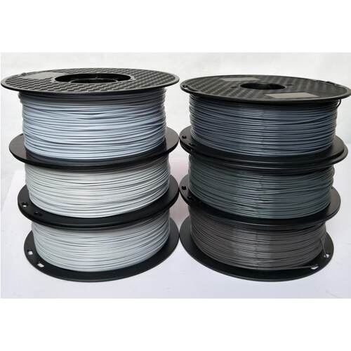 3d打印机耗材 PLA 黑灰浅灰 深灰色 1.75mm 材料 浅灰色耗材