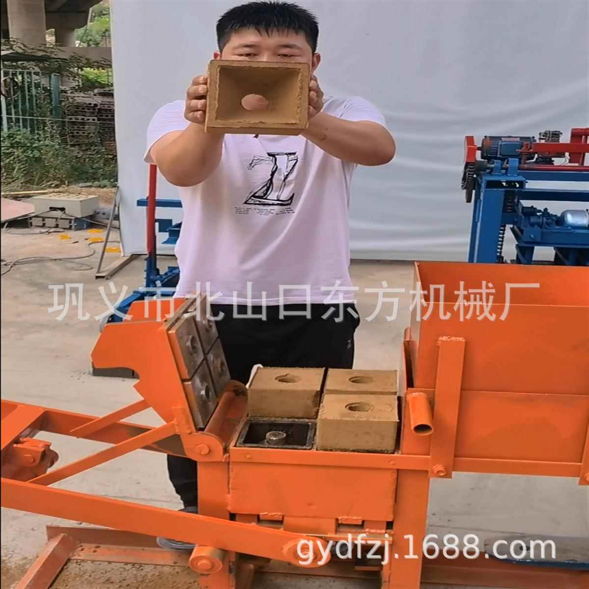 制砖机厂家粘土砖机抽芯砖 手动积木压砖机 乐高制土机工厂价