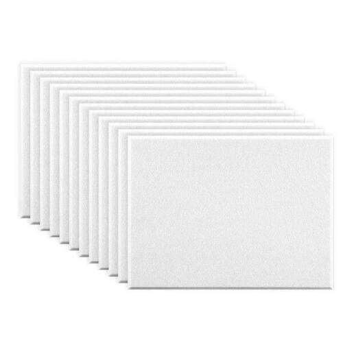 Set of 12 Self Adhesive Acoustics Foam Panels Rectangular