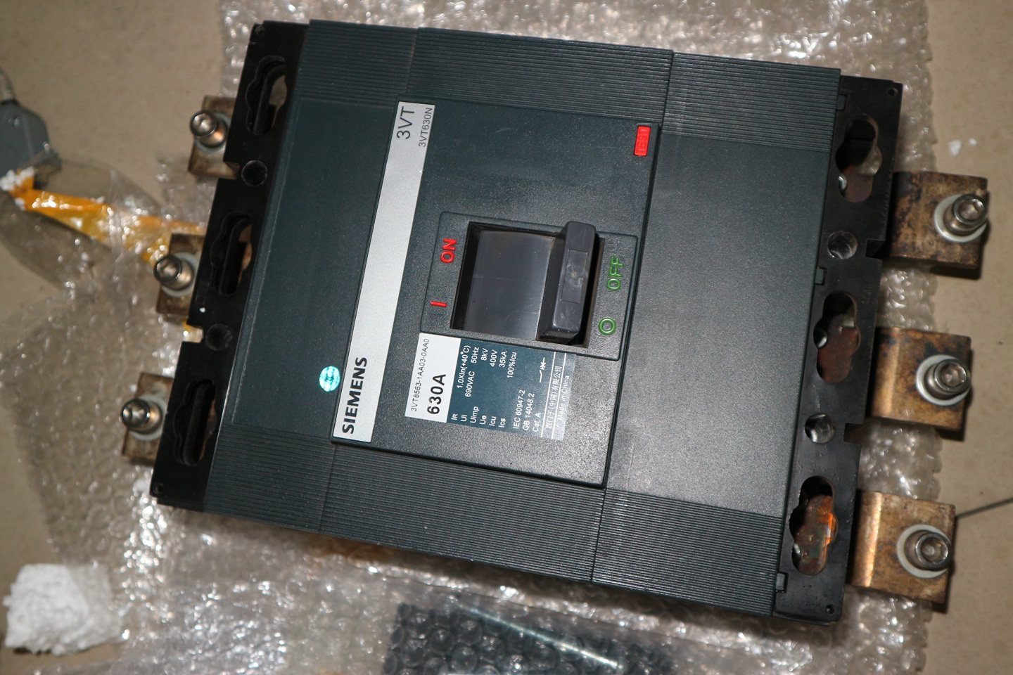 全新无包装 西门子 塑壳断路器 3VT8563-1AA03-