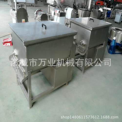 厂家供应水饺混沌真空拌馅机多功能商用双蛟龙拌馅机定制