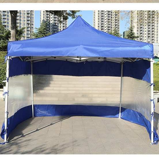 户外四角加厚帐篷摆摊四角雨棚围布大伞防雨遮阳篷折叠保暖遮雨篷