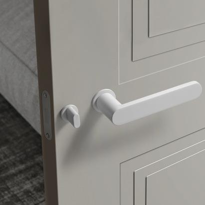 美心锌金门锁静音卧家用通用室合型房锁具可调节BK-F18B1门把手手