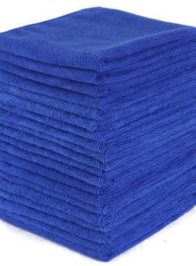Blue Microfibre Cleaning Towel 10psc Soft Cloth Washing Clot