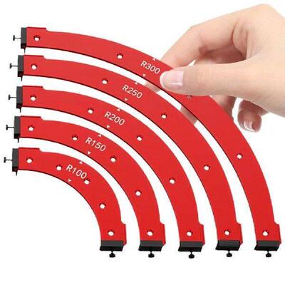 5pc Radius Corner Jigs for Wood Working R100-R300 Radius