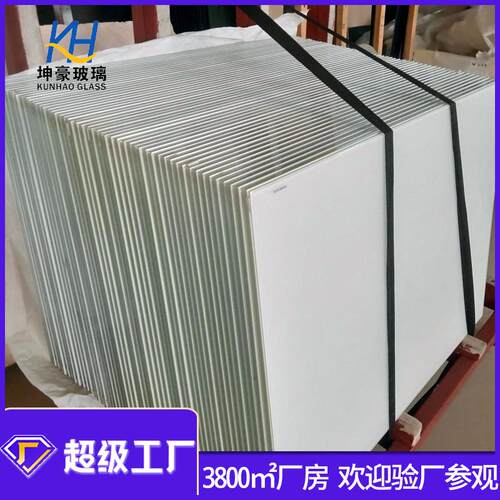烤漆玻璃厂白板玻璃各种颜色烤漆玻璃5mm家具台面烤漆钢化玻璃
