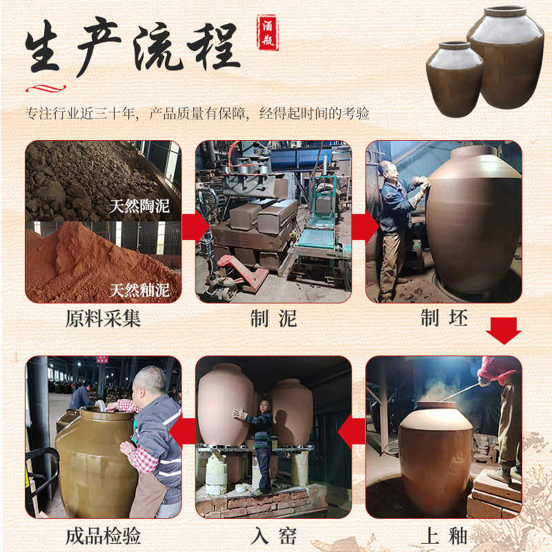 1000斤酒坛隆昌缸陶瓷酒缸千斤缸500公斤陶瓷储酒坛四川陶瓷酒坛