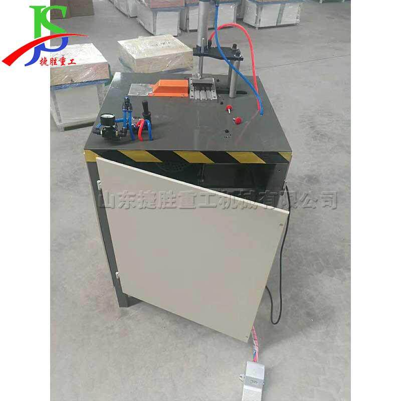 半自动送料气动切铝机裁割设备 铝材铝棒铝板切断机 T型条切割机