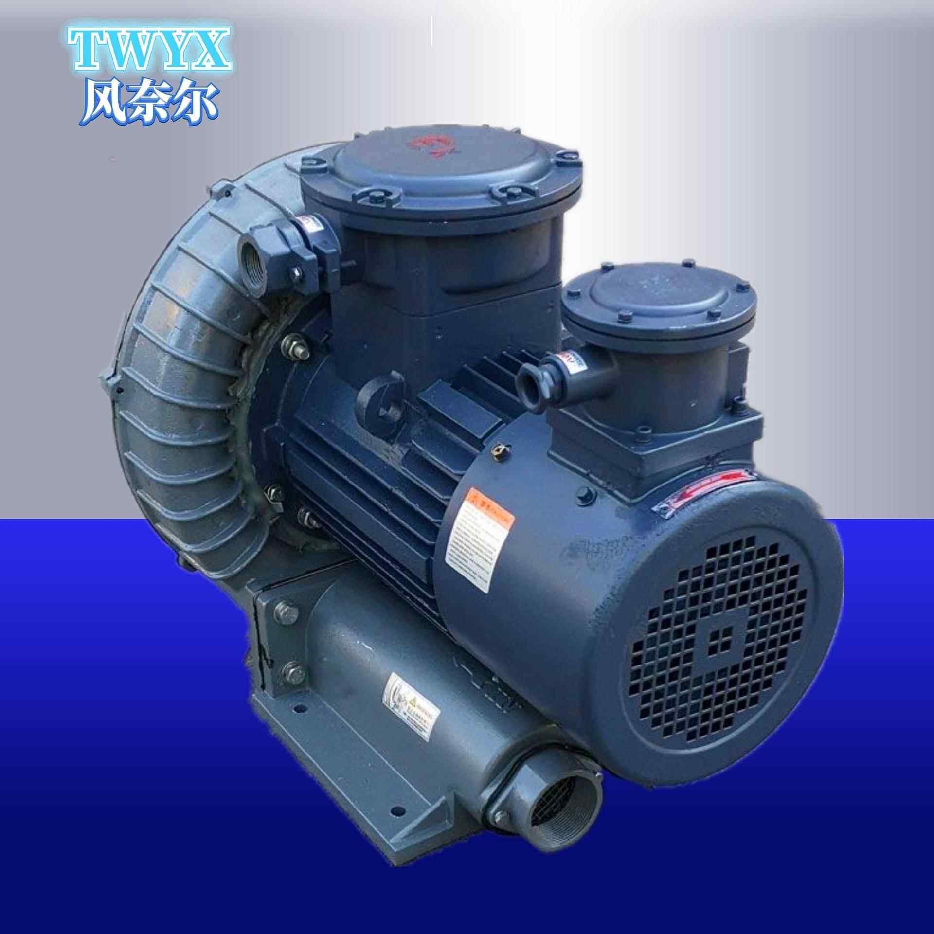 FB-033沼气乙烷输送防爆高压风机IIBT4CT4变频防爆高压旋涡鼓风机