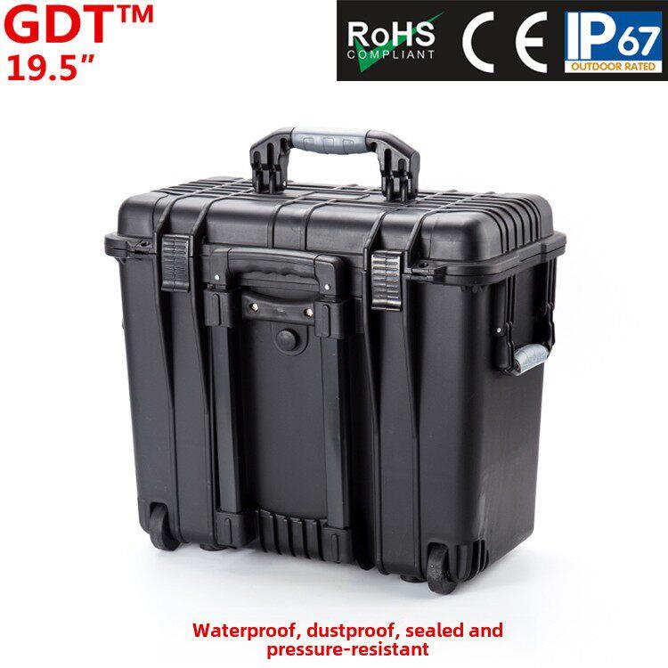 Gdt保险箱方形海绵19.5寸小车防水耐压设备仪表三防箱塑料工具箱
