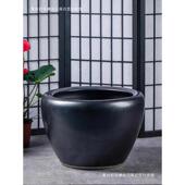 扎染缸庭院室外金鱼缸特大号门海睡莲水池花园加厚大水池老式